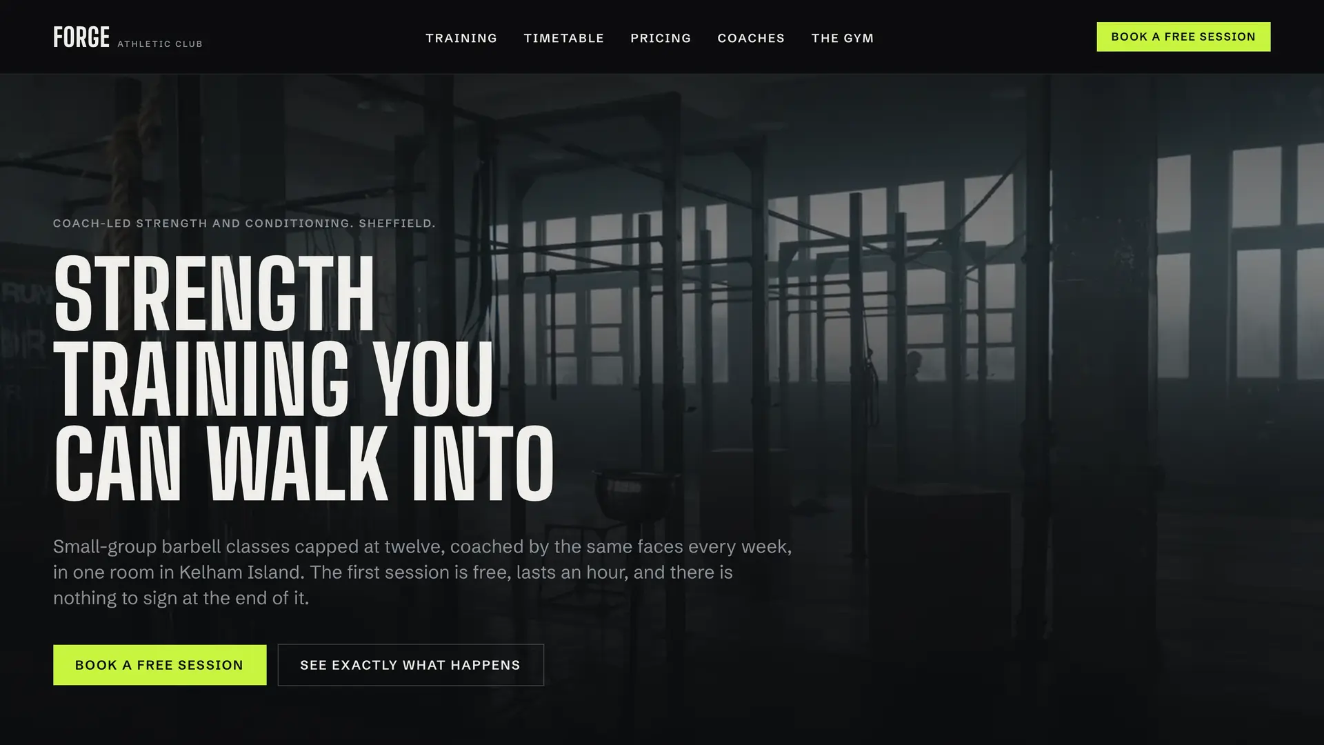 Forge Athletic Club — Strength gym